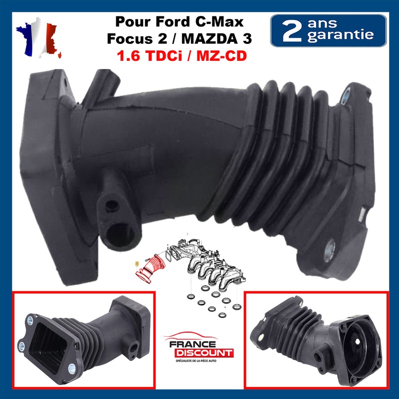 Tuyau Durite Gaine D'Admission D'Air Pour C-Max Focus 2 1.6 Tdci Mazda 3 Mz-Cd