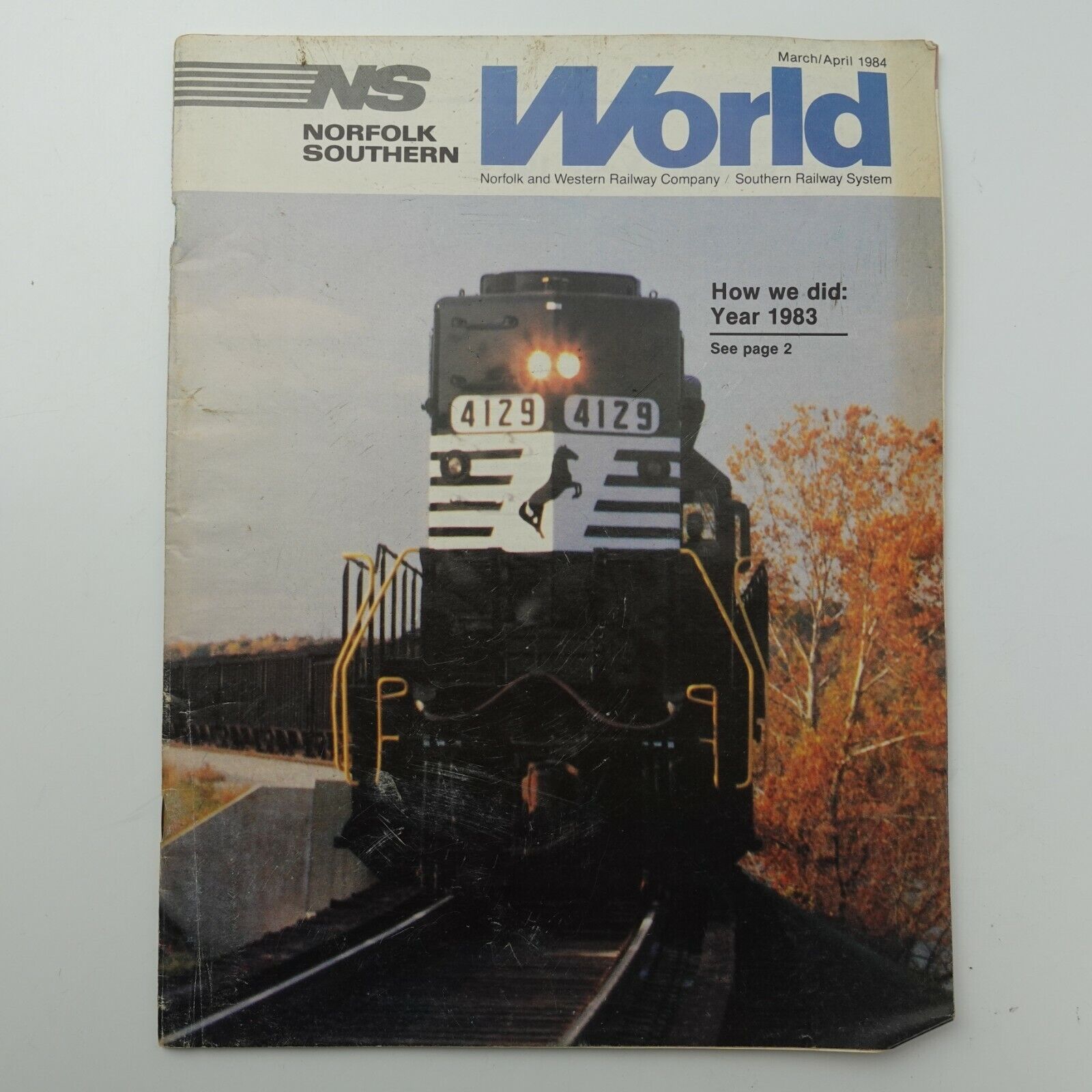 Norfolk Southern World Magazine Railway Company 1984