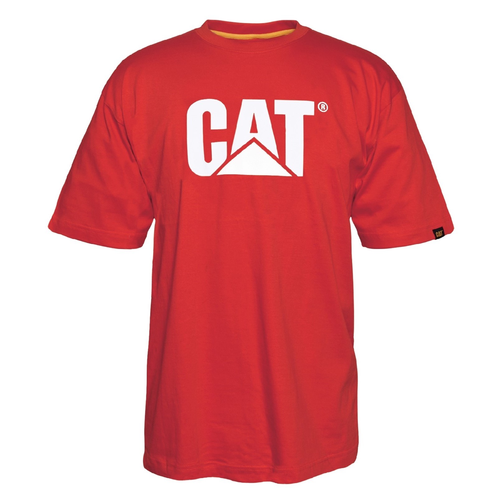 CAT Caterpillar Trademark Logo TShirt Mens Durable Work Tee eBay