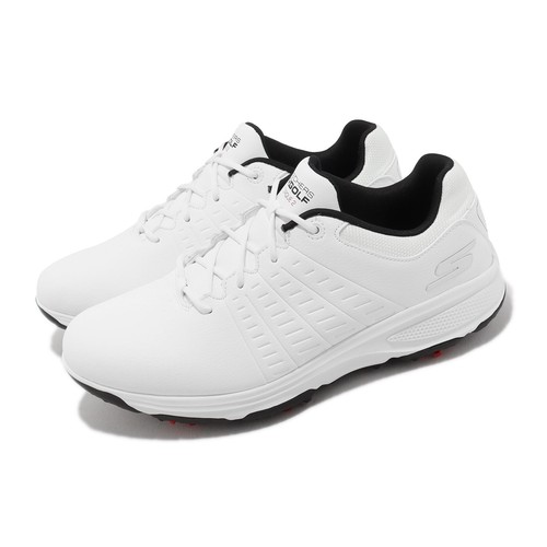 Обувь для гольфа Skechers Go Golf Torque 2 Leather White Black Spike 214027-WBK