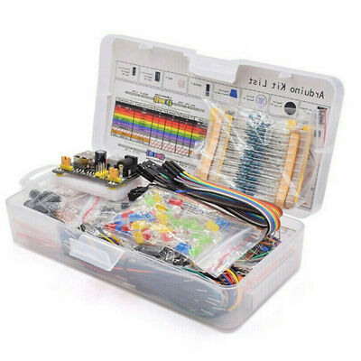 Electronics Component Basic Kit with 830 tie-points Breadboard Resist for UNO R3