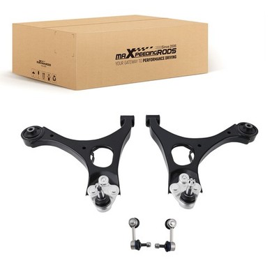 Front Lower Control Arms w/ Ball Joint Sway Bar Links for 2006-2011 Honda Civic
