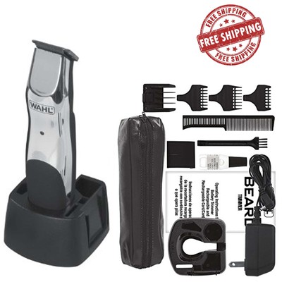 Wahl Beard Rechargeable Trimmer Mustache Clipper Shaver Cordless Hair Razor...