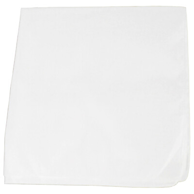 Solid 100% Cotton Unisex Bandana - 4 Pack