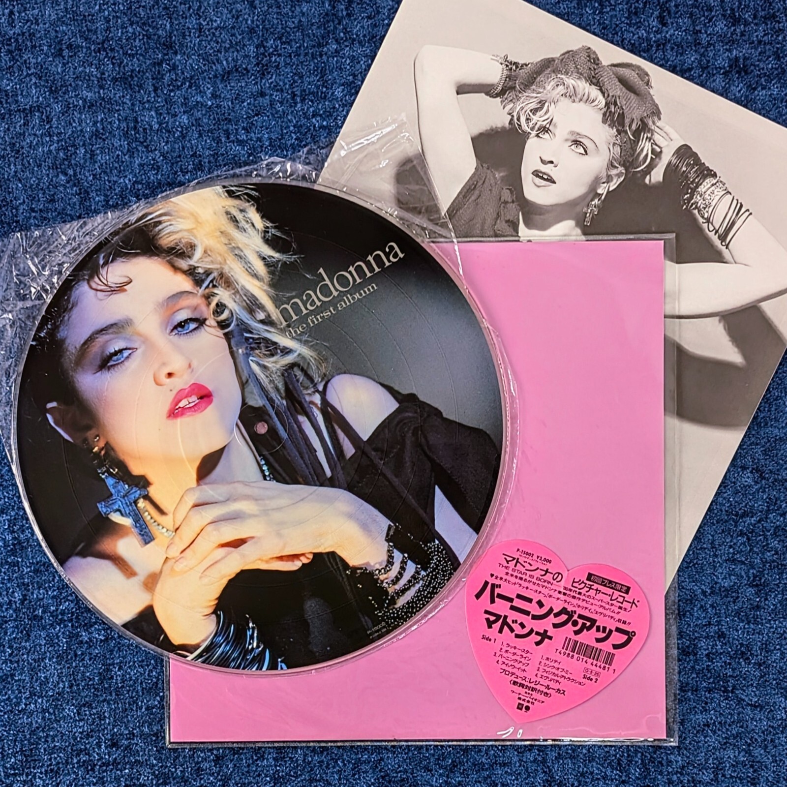 MADONNA ピクチャーディスク アルバム 12インチ 米英独仏国内 9セット MADONNA FIRST ALBUM 12\u0027\u0027 PICTURE DISC VINYL LP JAPAN 1987 PINK