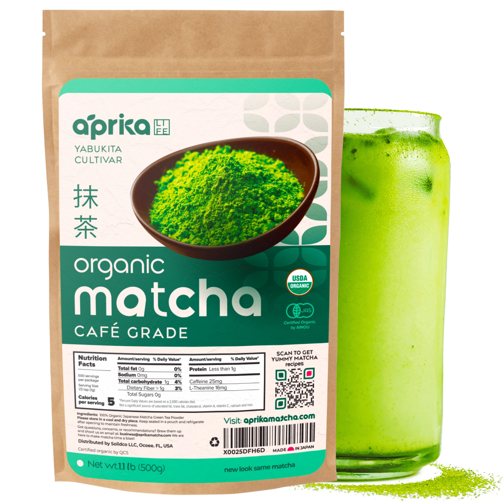Premium Organic Matcha Powder 8oz (Tin) – | Culinary Grade