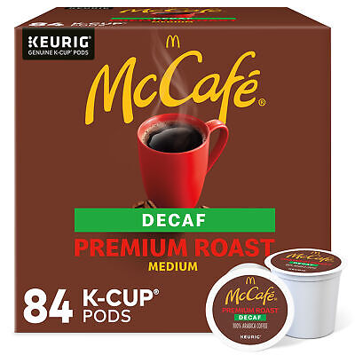 McCafe Premium Roast Decaf Coffee, Keurig K-Cup Pods, Decaff