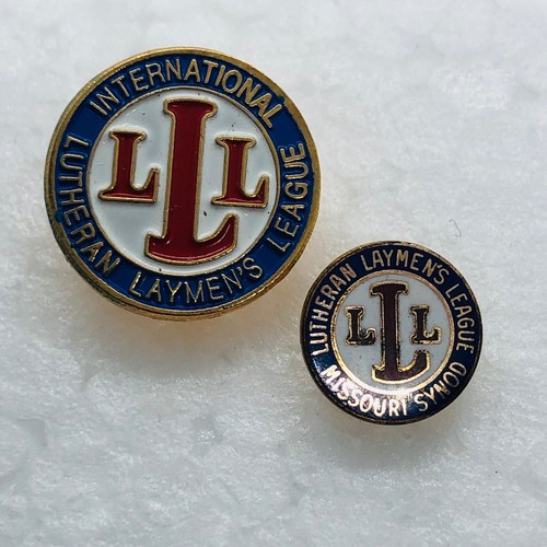 International Lutheran Laymen's League Lapel Pin & 10K Gold Filled LLL Tie Tac