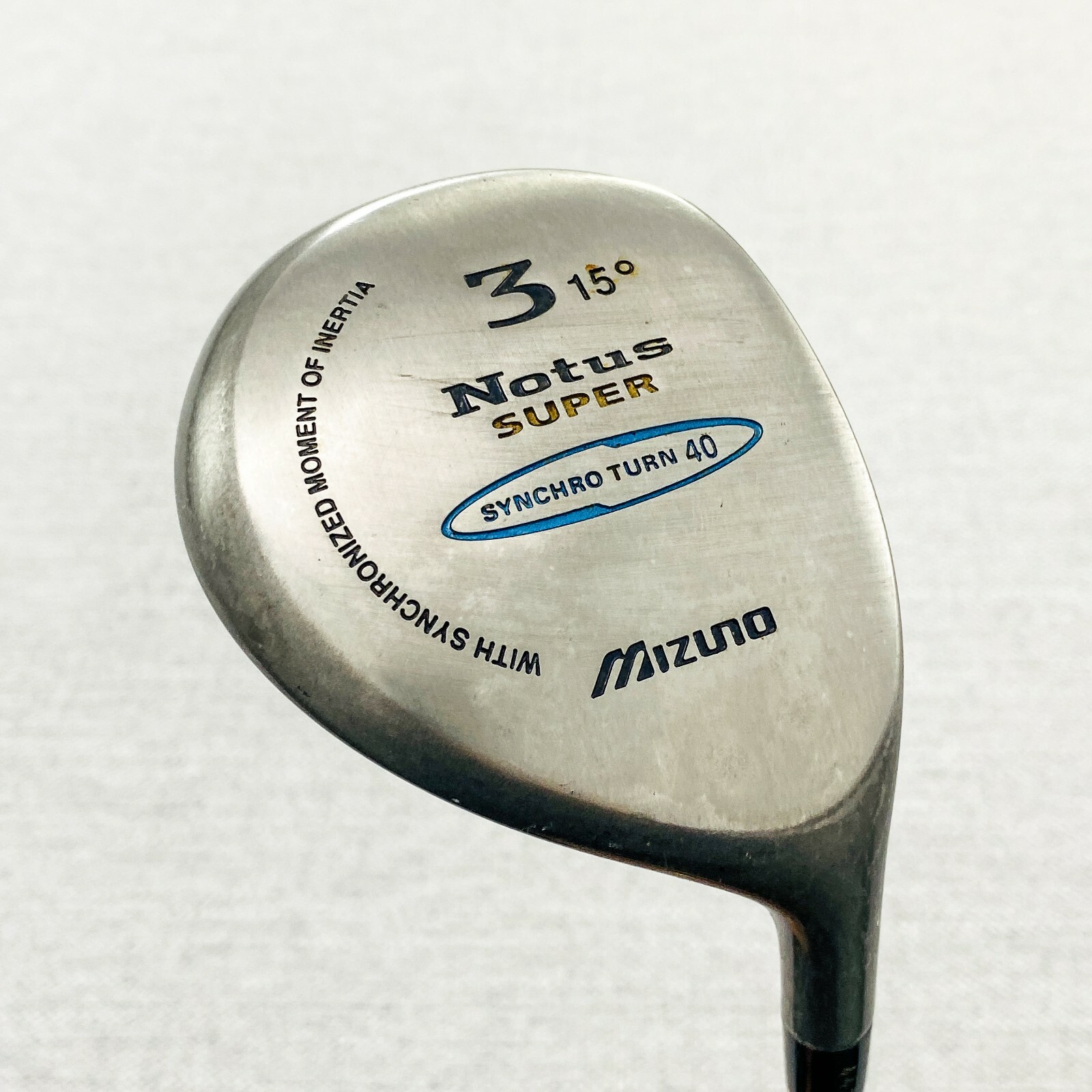 Mizuno Notus Super Synchro Turn 40 15° 3 Wood Regular Graphite Shaft Mizuno Grip Mizuno Notus Super Synchro Turn 40 15° 3 Wood Regular Graphite Shaft Mizuno Grip