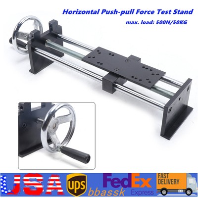 Screw Push-Pull Test Stand Force Gauge Horizontal Tester Stand Accuracy 500N