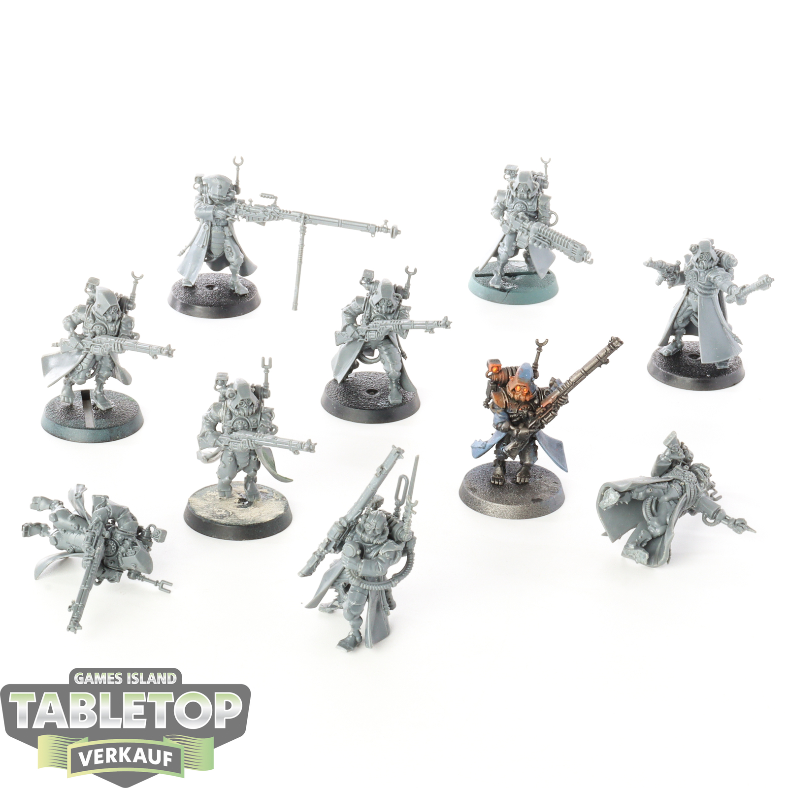 Adeptus Mechanicus - 10x Skitarii Rangers - teilweise bemalt