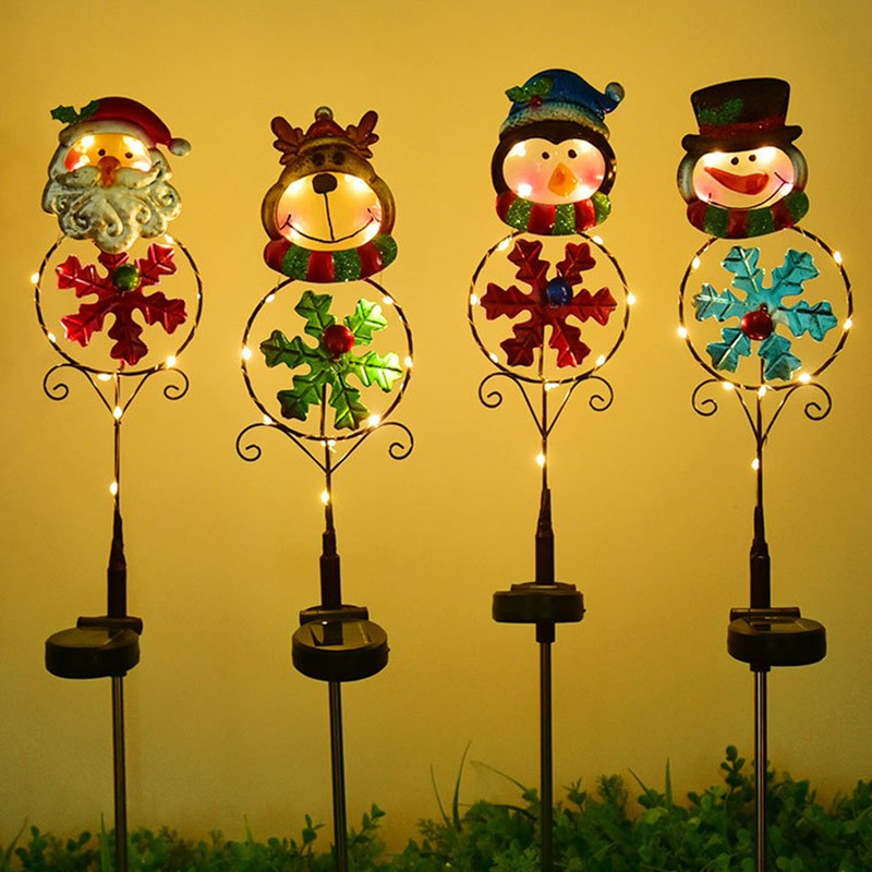 Santa Snowman Christmas Decoration Waterproof Led Light
