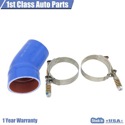 Inlet Hose Duct Pipe Elbow w/ Clamps Fits 2005 2006 2007 6.0L Powerstroke Diesel