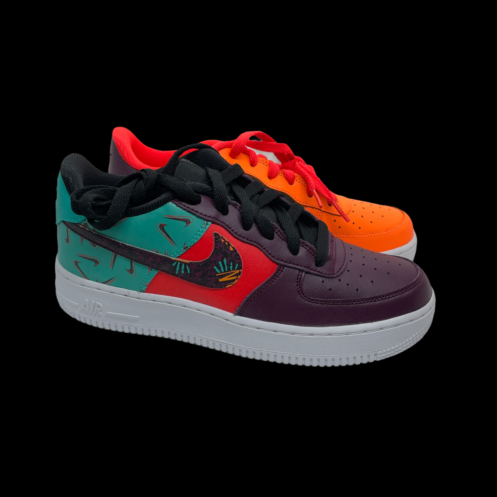 Nike Air Force 1 Low LV8 GS What The 90s Jade AT3407 600 2.5Y