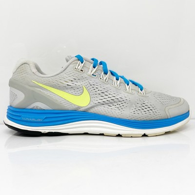 Nike Womens Lunar Glide 549260-993 Серые кроссовки для бега, размер 8