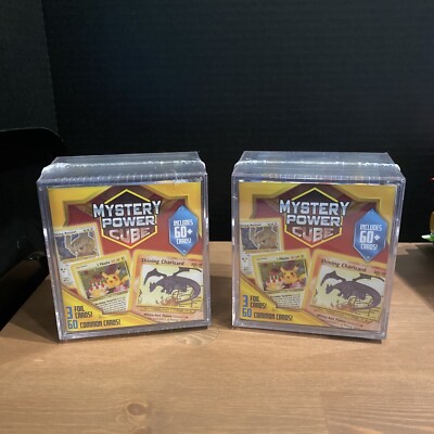 Pokémon Mystery Power Cube Lot of 2 60+ Card Sealed Cubes