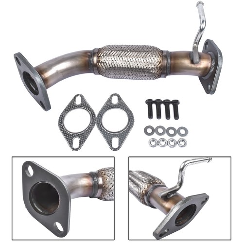 Exhaust Front Flex Pipe for 11-15 Hyundai Sonata 2.4L W/o Oxygen Sensor Ports