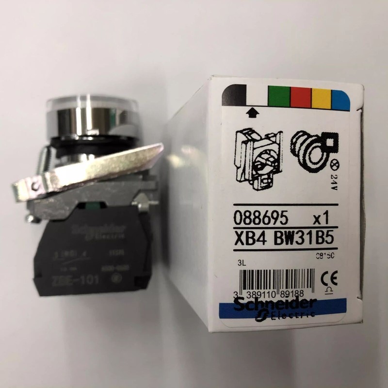 1pcs New Xb4-Bw31b5 24v With Light Button In Box #T1