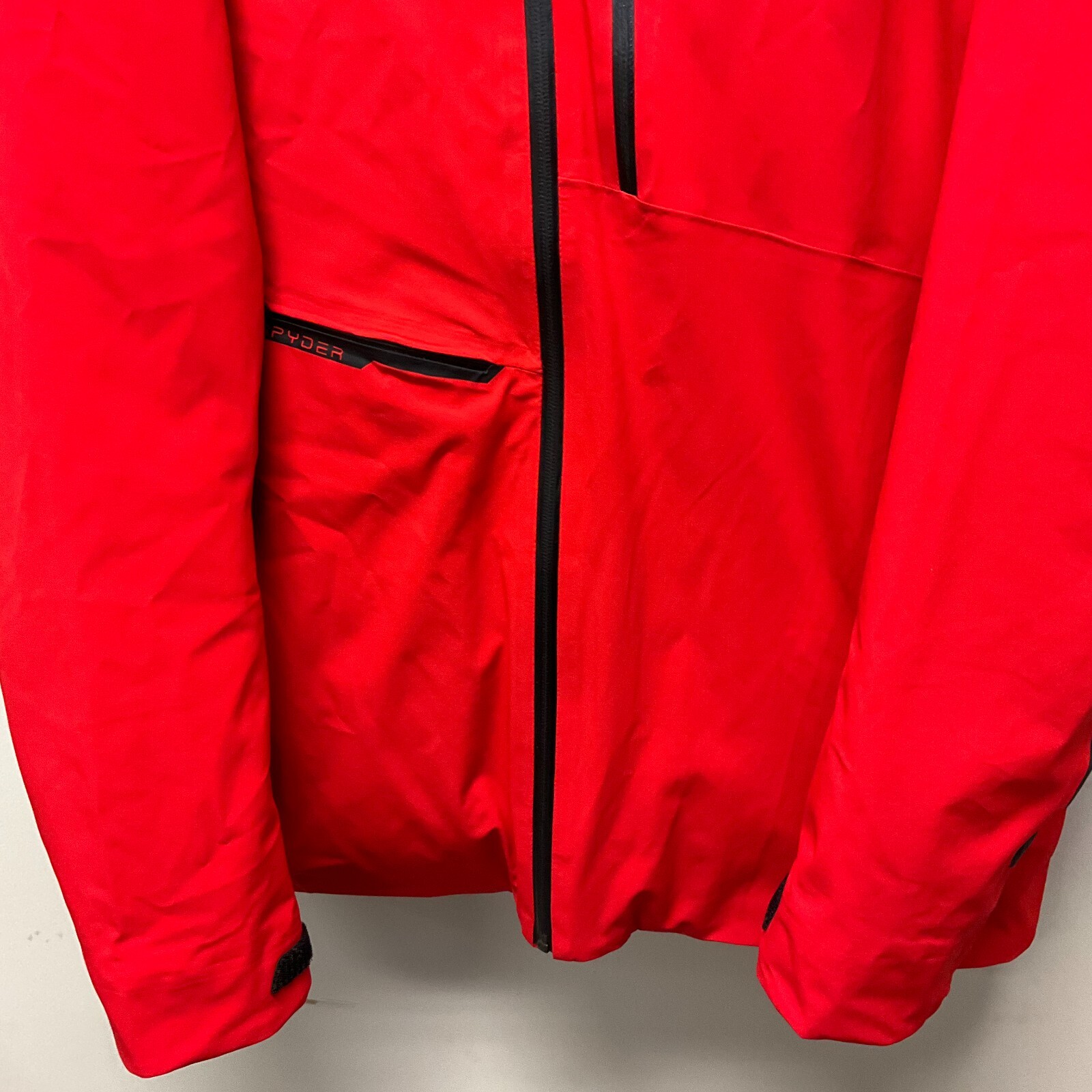 Pre-owned Spyder Mens  Avid Jacket Red Size Large $650 Msrp With Tags