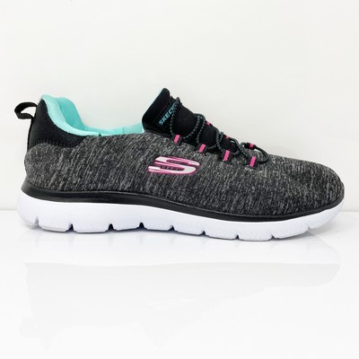 

Skechers Womens Summit Quick Getaway 12983 Черные кроссовки для бега Размер 6.5, Черный, Summit Quick Getaway