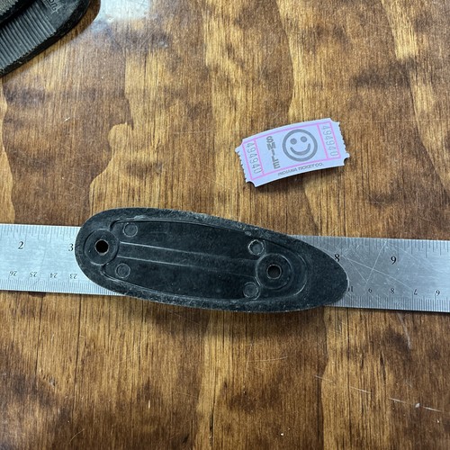 Qnty (1) Vintage Remington Black Plastic butt plate 4940