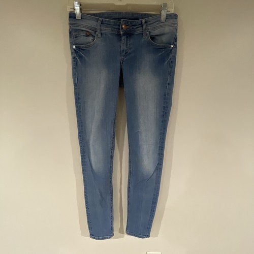\u0026Denim by H\u0026M Super Skinny Jeans Women's Blue Super Low Waist Light Wash  29X32 | eBay