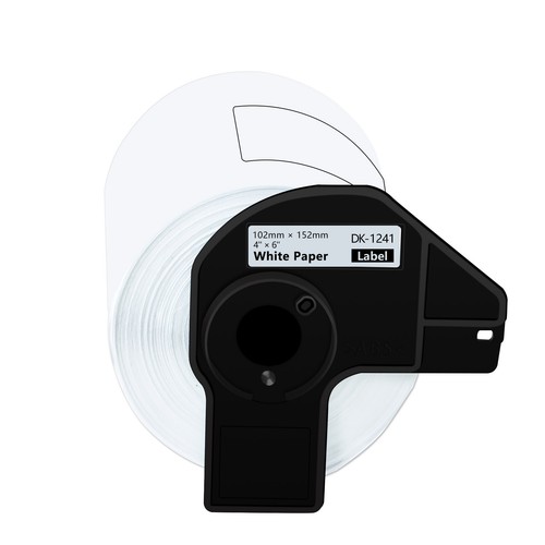 6Rolls 4"x6" Large White Paper Shipping Labels DK-1241 for Brother QL-1110NWB