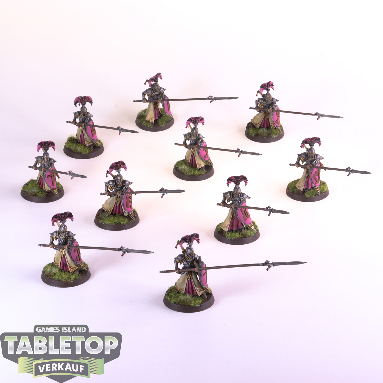 Lumineth Realm Lords - 10 Vanari Auralan Wardens - gut bemalt