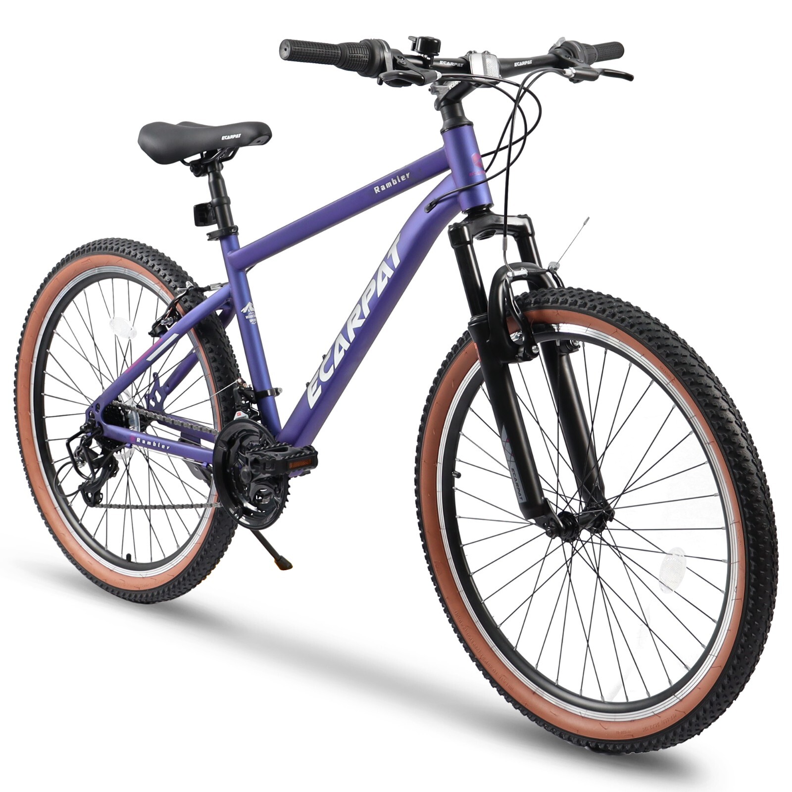 Mountain Bike 26 Inch Wheels, 21-Speed Mens Womens Trail Commuter City Mountain