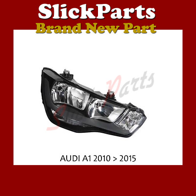 AUDI A1 HEADLIGHT 2010 2011 2012 2013 2014 2015 DRIVERS SIDE OSF