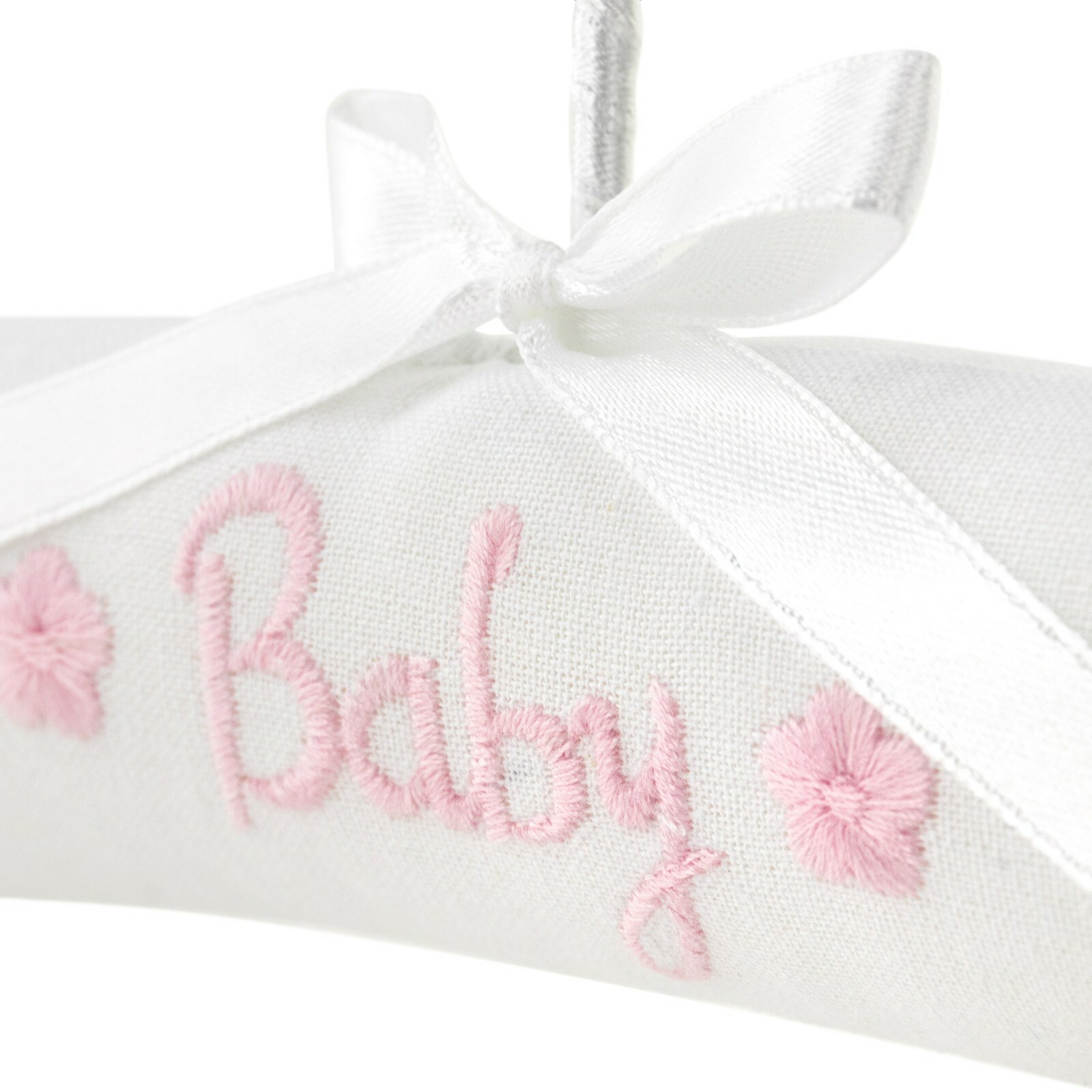 Hangerworld 3 Cintres Rembourres Pour Enfant Avec Broderie En Rose 27 Cm Bebe Puericulture Mobilier Mkyra Org