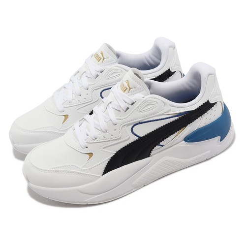 Мужская повседневная обувь Puma X-Ray Speed FC White Black Blue Lifestyle 386459-01