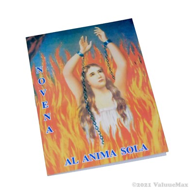 Novena Al Anima Sola Spanish Language Book of Prayer 16 pages