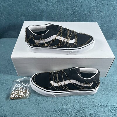 Rare VANS Old Skool Cage Net Unisex Black Sandy Liang Rivington Sneaker M5.5/W7