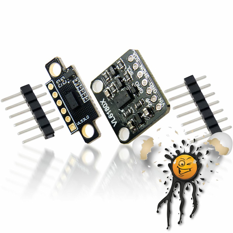 Vl6180x Vl53l0x Laser Distanz Tof Time Of Flight I2c Sensor Arduino Esp8266