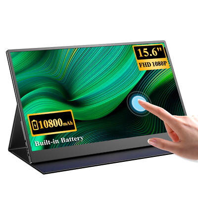 Used |15.6'' Portable Batttery Monitor 1080P USB C Second Screen For Samsung Dex 
