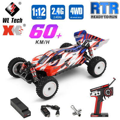 1:12 2.4ghz 4wd 60km/h Electric Rc Off-road Car Gifts T7l1