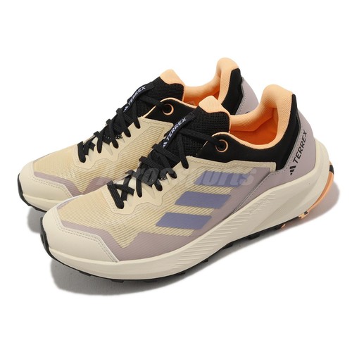 

Женские беговые кроссовки adidas Terrex Trailrider W Sand Strata Ivory Silver Violet HR1184, Цвет слоновой кости, Terrex Trailrider W
