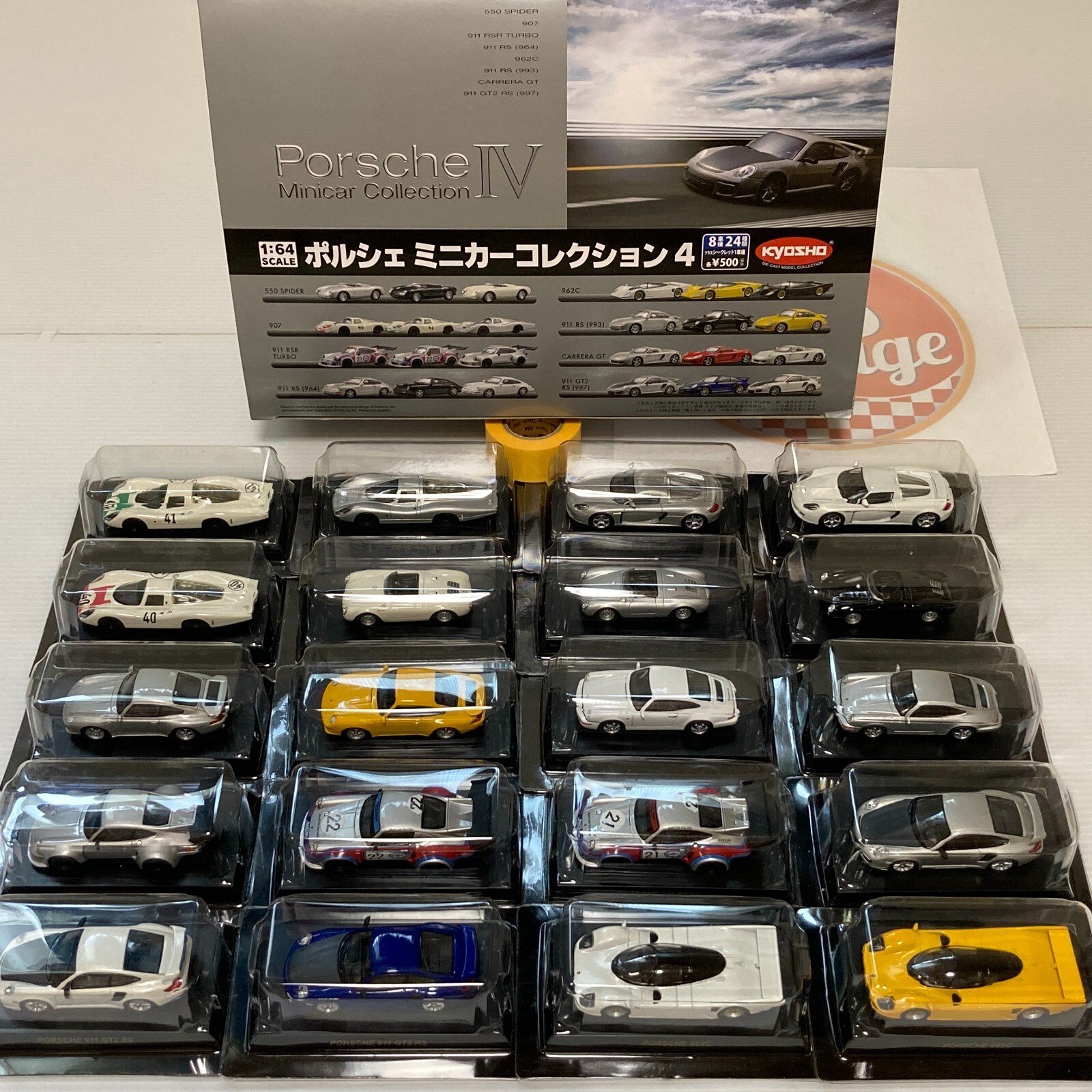 京商 ポルシェ 911 RSR ターボ 00 ☆京商 ポルシェ 911 RSR Turbo 1:64