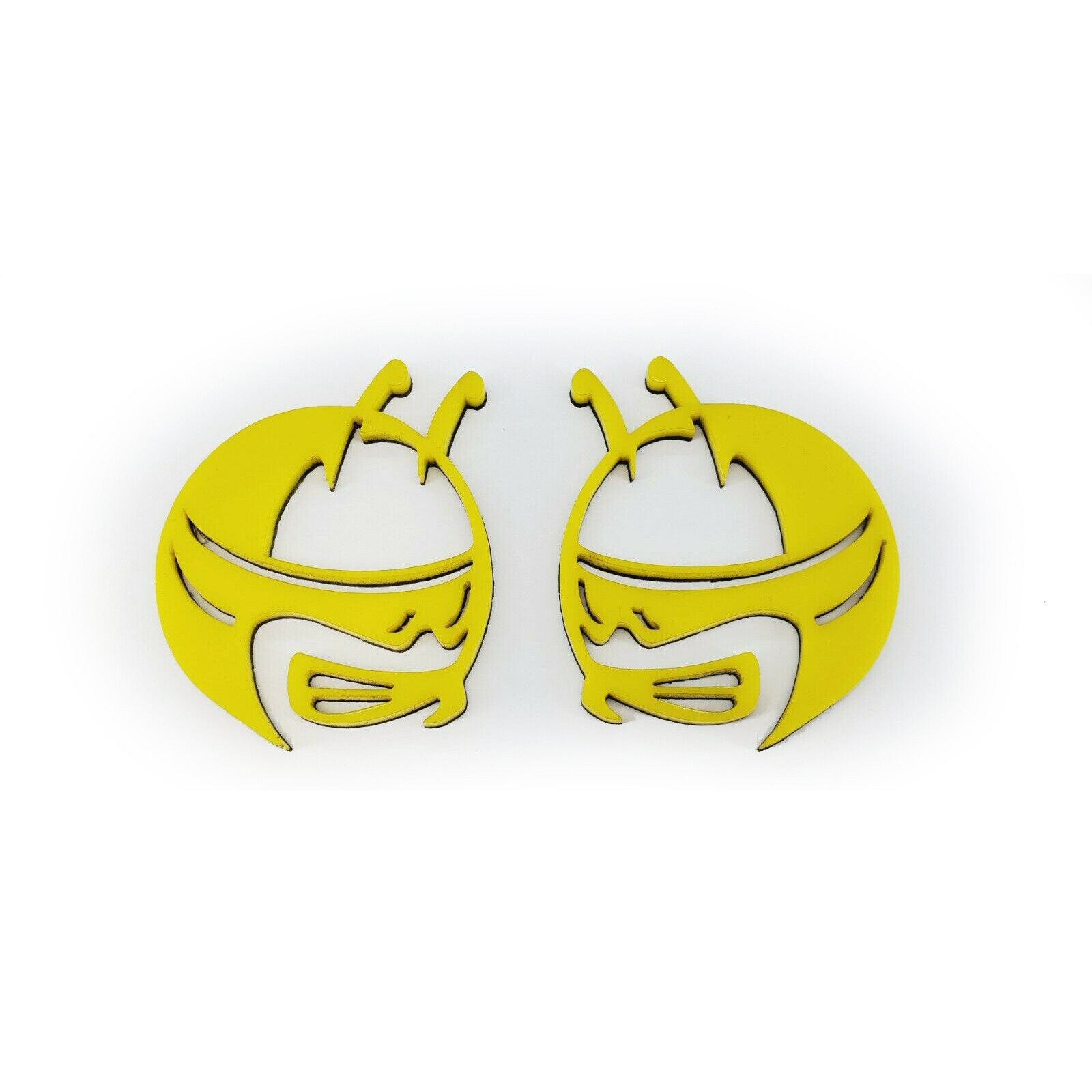 Pair YELLOW BEE Head Emblems fits Dodge Challenger Charger Pair YELLOW BEE Head Emblems fits Dodge Challenger Charger