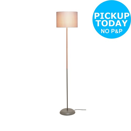 Argos Home Duno Floor Lamp Copper Grey Ebay