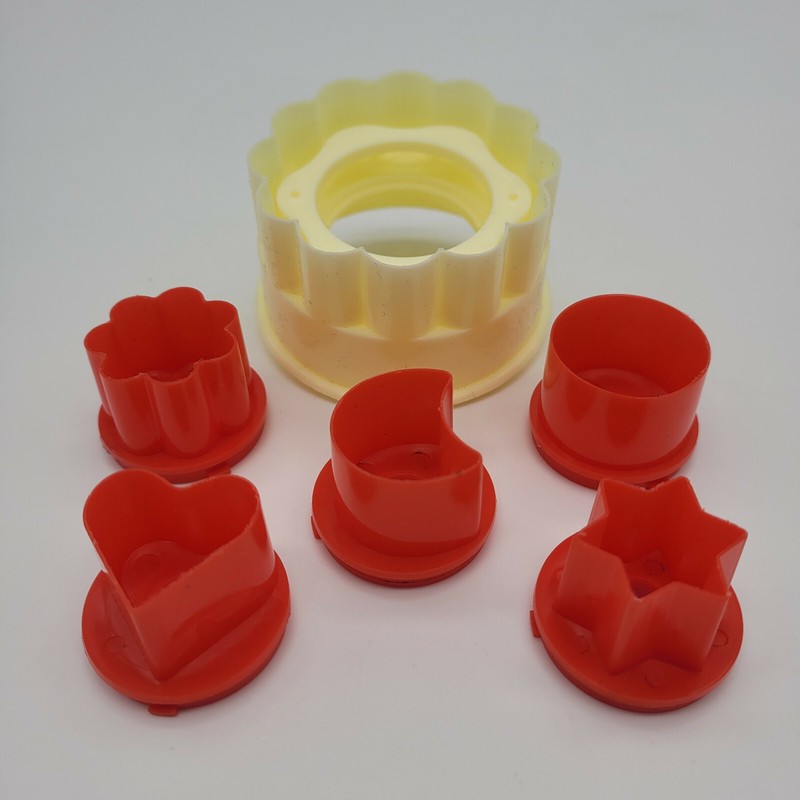 Ausstecher PlÃ¤Tchen Kekse Spitzbuben 5 Versch. Motive Kunststoff