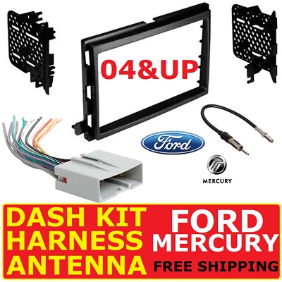 2004 &UP SELECT FORD MERCURY CAR RADIO STEREO INSTALLATION DASH KIT-HARNESS-ANT.