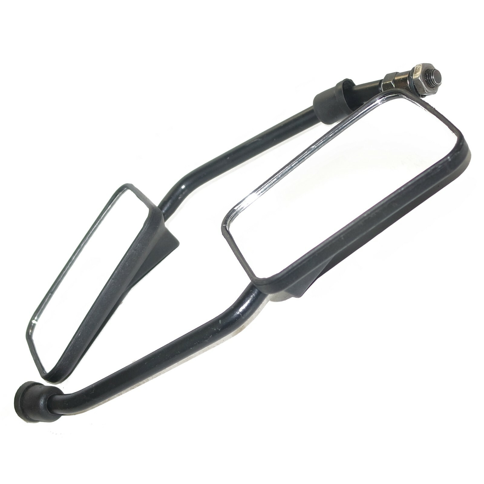 Vespa PX LML 4 Stroke Left & Right Side Rear View Mirror Set Black 