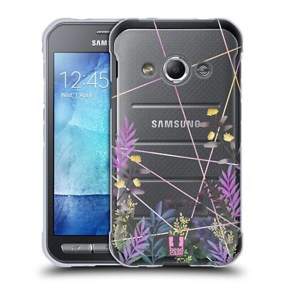 HEAD CASE DESIGNS PLANTS AND GEOMETRICS SOFT GEL CASE FOR SAMSUNG PHONES 4