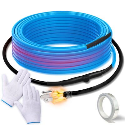 6 Ft SnulyHeet 120V  Heater Tape with Thermostat for Pipe Freeze Protection