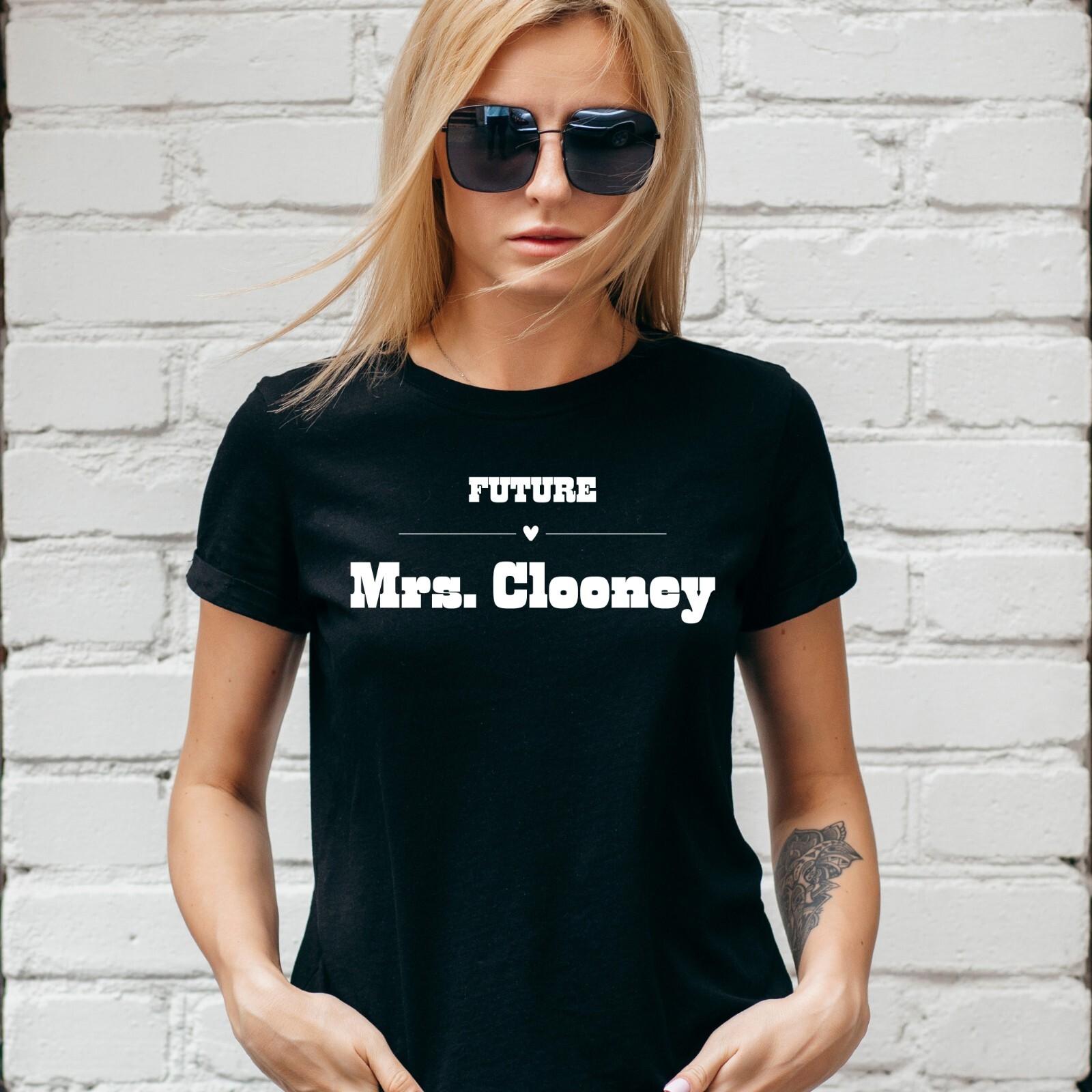 FUTURE MRS GEORGE CLOONEY T-SHIRT, OCEANS 13, Xmas Gift, Unisex and Lady Fit