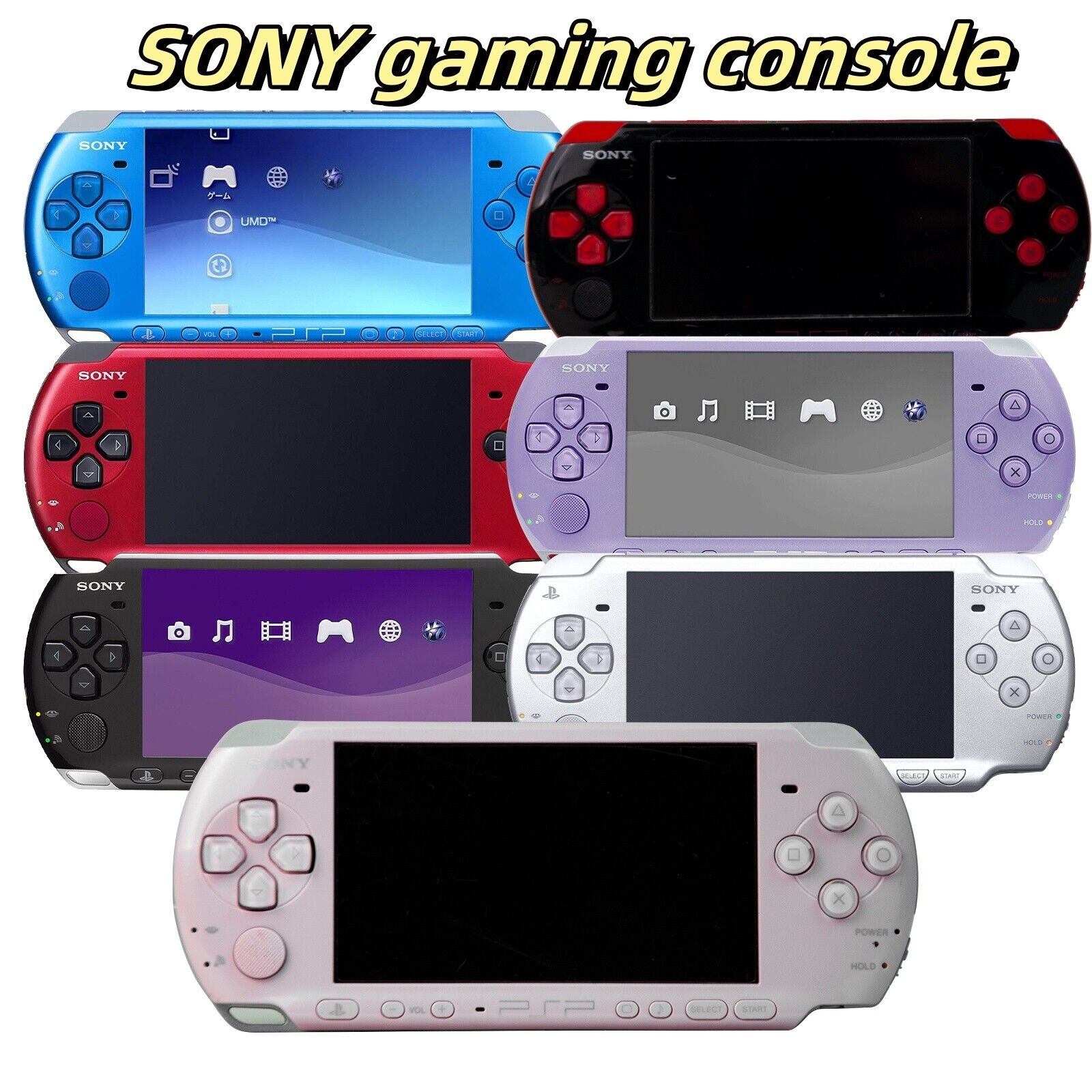 Sony PlayStation PSP 1000/2000/3000 Console with Charger/New Battery Region Free Sony PlayStation PSP 1000/2000/3000 Console with Charger/New Battery Region Free