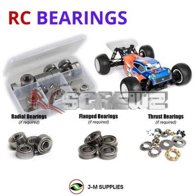 RCScrewZ Metal Shielded Bearings tek018b for Tekno ET410 1/10 (TKR7200) | KIT