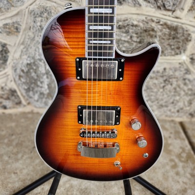 Hagstrom Ultra Max Electric Guitar, Golden Eagle Burst Gloss